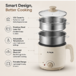 Ajnur Electric Multi Cooker 1.2L - Image 3