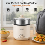 Ajnur Electric Multi Cooker 1.2L - Image 4