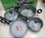 KIAM NON-STICK MARBLE COATED COOKING SET