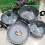 KIAM NON-STICK MARBLE COATED COOKING SET