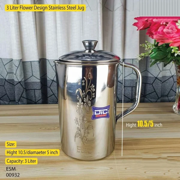 STAINLESS STELL JUG 4
