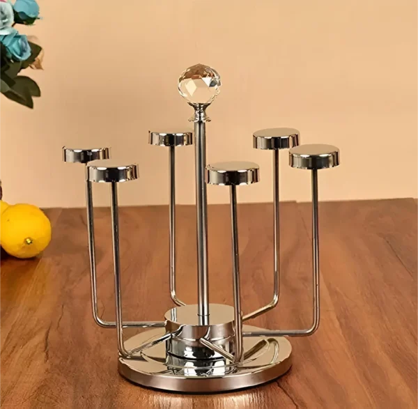ROTATING GLASS STAND