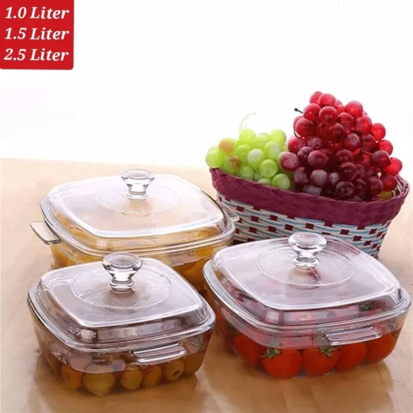 3 PIECE SQURE SERVING DISH
