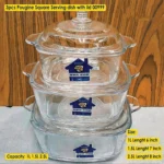 3 PIECE SQURE SERVING DISH - Image 2