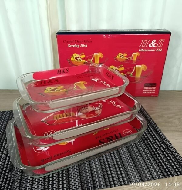 3pc Servingdish H & S
