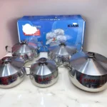 Kiam Heavy Thick Base Belly Shape Saucepan set - Image 2