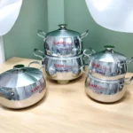 Kiam Heavy Thick Base Belly Shape Saucepan set - Image 3