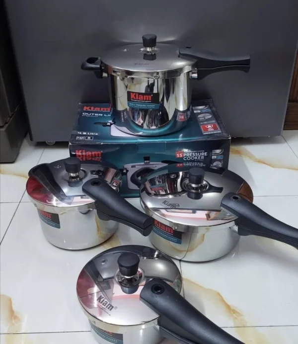 Kiam Stainless-Steel Pressure Cooker