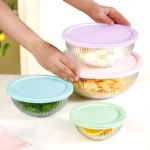 Glass Container with silicon Lid - Image 2