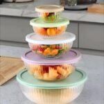 Glass Container with silicon Lid