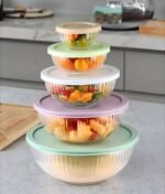 Glass Container with silicon Lid